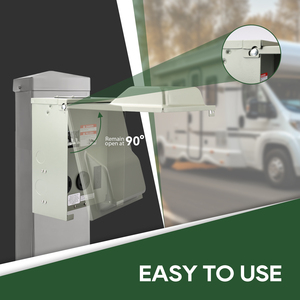 Panneau de prise de courant 20 30 50Amp RV avec disjoncteur <span class=keywords><strong>pour</strong></span> parcs rv chantiers de construction camping-cars caravanes ETL/CETL - Product Image 4