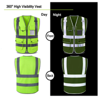Vêtements de sécurité pour la construction Yolite, gilet haute visibilité, veste haute visibilité, gilet de sécurité bleu réfléchissant en maille avec logo personnalisé