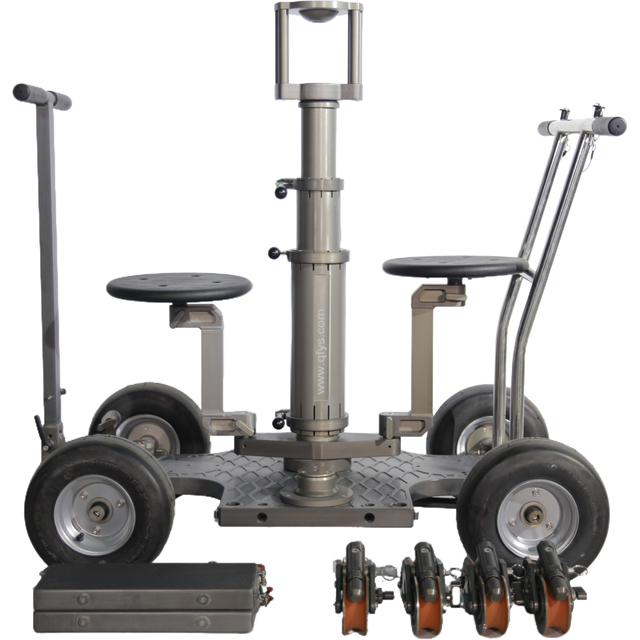 QFYS - Cheap Manual Camera Crane Dolly Camera Jib Track and Dolly for Movie Shooting