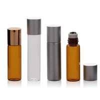 Flacon roll-on en verre pour parfum TP-3-23 5ml 10ml avec bille en acier inoxydable pour liquides