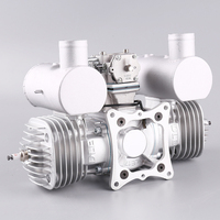 Moteur à essence 170CC pour accessoires de drones et modèles réduits d'avions, bicylindre, deux temps, refroidissement par air, démarrage manuel