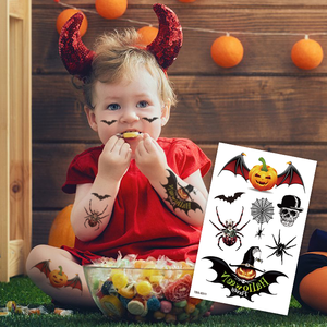 สติกเกอร์รอย<span class=keywords><strong>สัก</strong></span><span class=keywords><strong>แขน</strong></span>ครึ่งแขนลายกะโหลก<span class=keywords><strong>มังกร</strong></span>ออกแบบได้ตามต้องการศิลปะบนร่างกายที่แข็งแรงทนทานสำหรับการออกแบบที่สร้างสรรค์ - Product Image 3