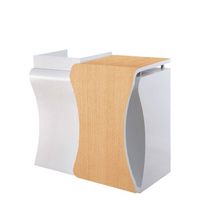 Comptoir de caisse en bois durable pour magasin, bureau, entreprise, réception, bar ou consultation