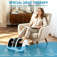Masseur de pieds et de mollets électrique vibrant avec compresseur, infrarouge et shiatsu pour soulagement de la douleur, idéal pour spa des pieds sous le bureau (OEM/ODM)