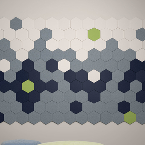 Tableau blanc acoustique PET insonorisant Contrôle du bruit Panneau d'affichage acoustique en fibre de polyester Tableau d'affichage mural - Product Image 5