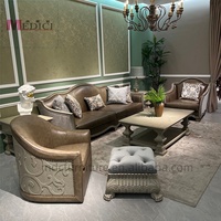 Canapé Chesterfield Rectangulaire Rétro Français MEDICI en Cuir Véritable avec Rembourrage en Éponge, Cadre en Chêne, Écologique et Durable pour Salon