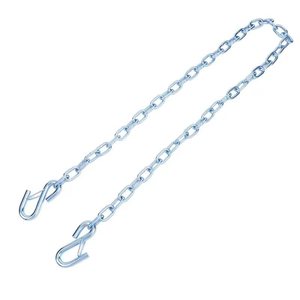 Chaîne de sécurité pour remorque soudée de qualité supérieure, grade G70, haute résistance, avec crochet en S, en acier galvanisé, fabrication OEM - Product Image 3