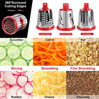 Handslinger Groentesnijder Fruit En Groente Shredder Aardappelsnijmachine Dunschiller Multifunctionele Shredder Snijmachine