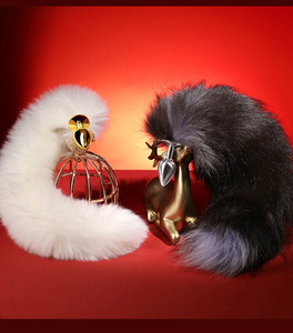 Queue de renard artificielle en métal, plug anal, jouets sexuels pour adultes, petit jouet sexuel, jouets pour adultes, queue anale pour l'érotisme - Product Image 4