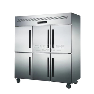 Gabinete de Lujo de Cuatro Puertas con Temperatura Única, Tanque Interior Convertible Congelado y Refrigerado, Totalmente Abierto - Product Image 4