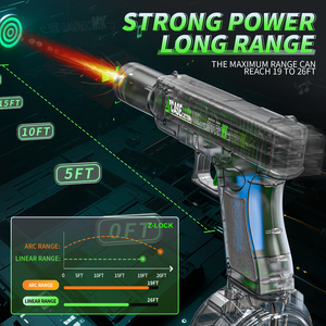 Juego de Disparos al Aire Libre para Niños, <span class=keywords><strong>Pistola</strong></span> de Agua Eléctrica de Plástico de Alta Calidad, Regalos de Verano para Niños, Mini Juguetes, Pistolas de Agua con Luz - Product Image 2