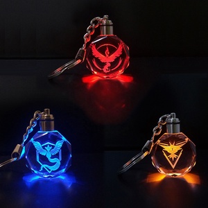 Portachiavi LED Pokémon con Logo delle 3 Squadre Valor Mystic Instinct in Cristallo - Product Image 6