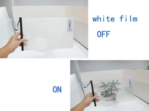 Film intelligent PDLC moderne auto-adhésif de format A4 avec blocage UV et isolation thermique pour fenêtres intelligentes - Product Image 3