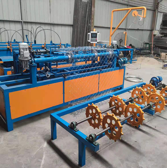 Wire Chain Link Mesh Weave Machine Easy to Operate Steel Wire Chain Making Machine