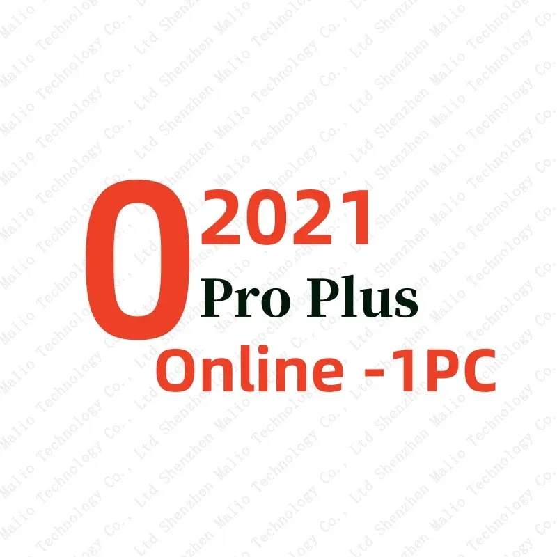 Office 2021 Professional Plus 1 PC הפעלה מקוונת מפתח קמעונאי גלובלי 2021 Pro Plus 1 משתמש 1 PC רישיון דיגיטלי