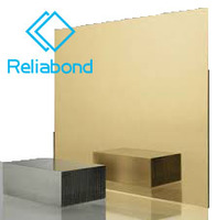 Panneaux composites en aluminium miroir Alucobond modernes, écologiques, imperméables, ignifuges, 4 mm, PVDF, différentes couleurs, pour hôtel, appartement