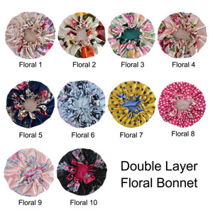 <span class=keywords><strong>Bonnet</strong></span> en satin de soie double couche personnalisé avec LOGO, 40 couleurs, bonnets de nuit réversibles pour dormir - Product Image 2