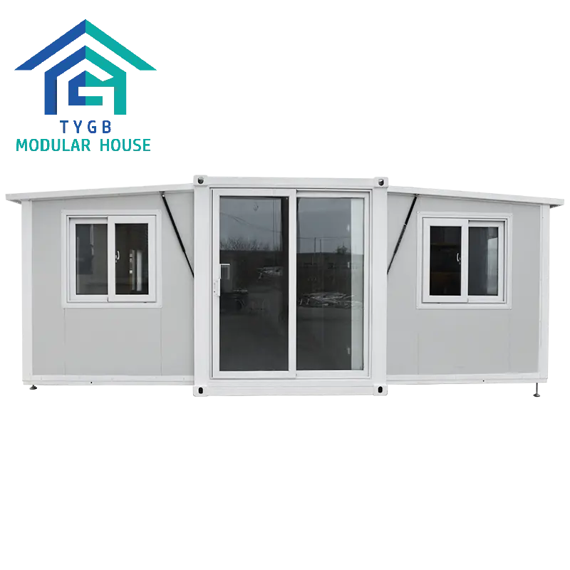 Casas tygb 2025 metal plegable modular portátil pequeña cápsula prefabricada casas prefabricadas contenedores para vivir en