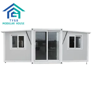 Nhà Tygb 2025 Kim Loại Có Thể Gập Lại Modular Xách Tay Nhỏ Viên Nang Đúc Sẵn Prefab Nhà Container Để Sống Trong