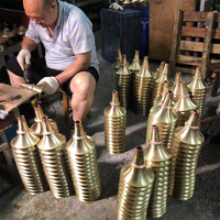 Pièce conique en laiton usinée CNC pour trompette, instrument de musique à vent, et cor Suona en cuivre filé - Chine