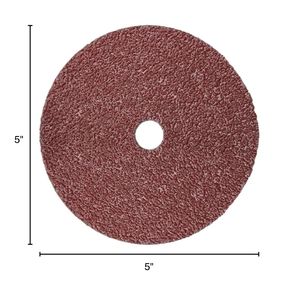 3M II 982C Disco <span class=keywords><strong>de</strong></span> fibra <span class=keywords><strong>de</strong></span> orificio cruzado <span class=keywords><strong>de</strong></span> cerámica <span class=keywords><strong>de</strong></span> 5 pulgadas y 125mm, 5 \ "X 7/8 \", óxido <span class=keywords><strong>de</strong></span> aluminio cerámico <span class=keywords><strong>PSG</strong></span> para amoladoras angulares, compatible con OEM - Product Image 2