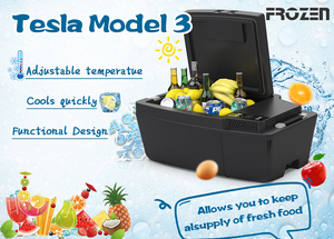 Réfrigérateur vertical 12V pour coffre de Tesla Model 3, parfaitement adapté au coffre pour le <span class=keywords><strong>camping</strong></span> et les congélateurs. - Product Image 6