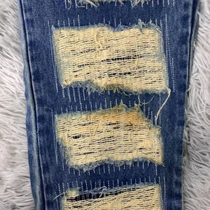 DENIMGUYS Jeans Hip Hop <span class=keywords><strong>Style</strong></span> Américain High Street pour Hommes, Jeans Déchirés Vintage Y2k Effet Délavé à l'Acide, Personnalité - Product Image 5