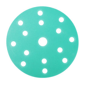 Disques de ponçage auto-adhésifs à crochets et boucles P400 avec trous, 150 mm, papier abrasif rond, papier de ponçage à sec pour voiture - Product Image 1