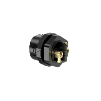 Connecteur de câble mâle/femelle E-Weichat M23 2P pour panneau arrière, étanche IP68, en alliage de cuivre, 30A/450V, pour éclairage LED