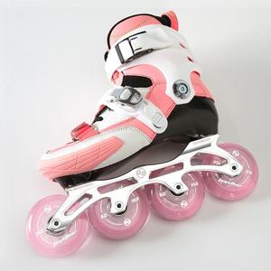 Popular Profissional Inline Speed Racing Patins Saudável Chassis De Alumínio E Liga De Carbono Elegante Design Ajustável Rolo - Product Image 1