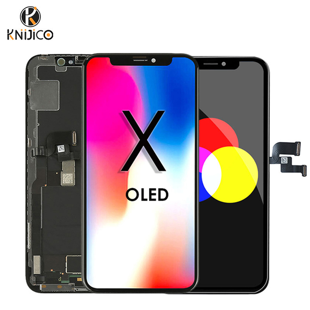 OLED Mobile Phone Lcd Display for iphone 10 X Lcd Screen Replacement with 3D Touch Digitizer Assembly for iphone 10 X