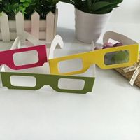 Lunettes d'éclipse personnalisées OEM, vente en gros, papier d'impression, lunettes d'éclipse solaire pour la Science