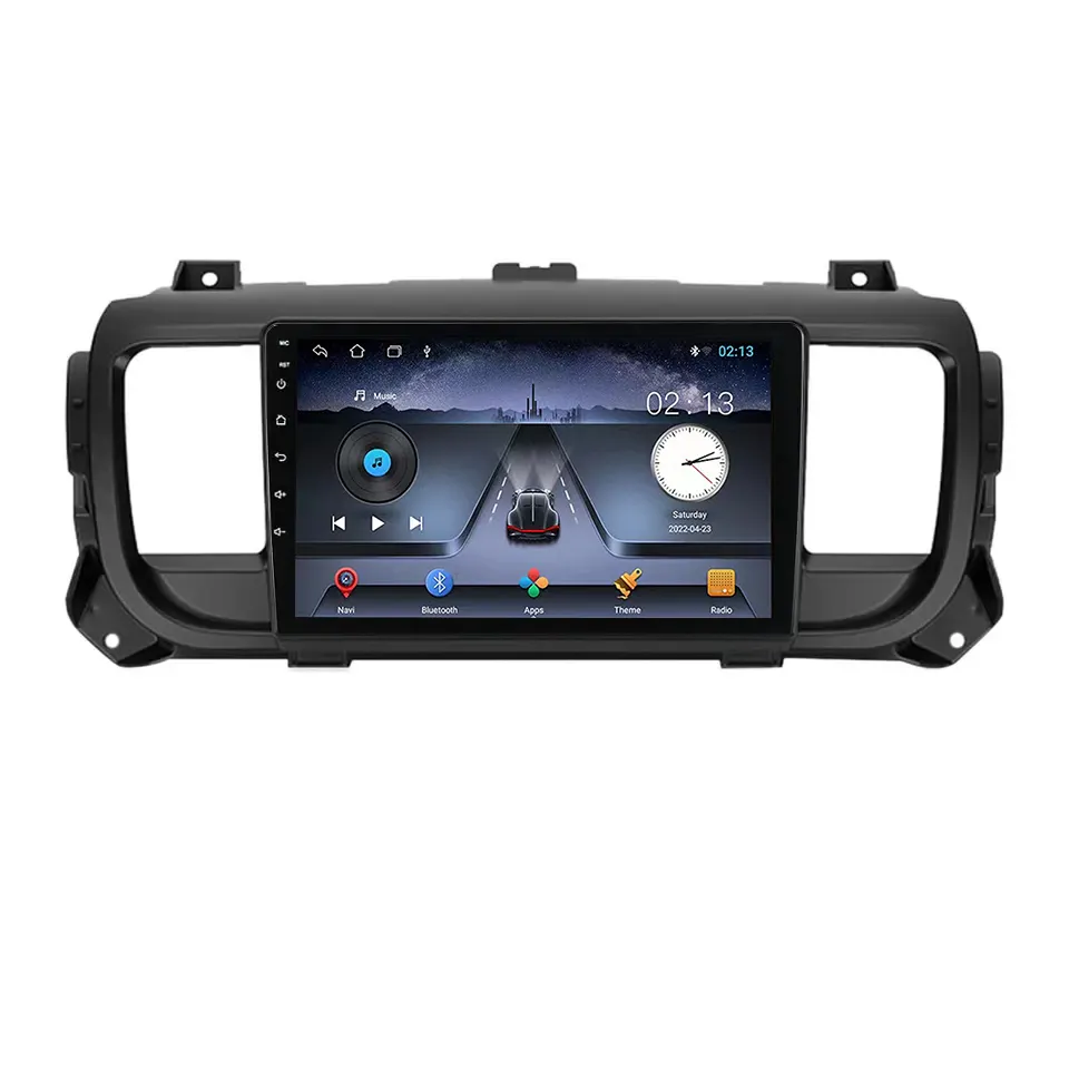 Radio con GPS para coche, reproductor con Android 11, 8 núcleos, DSP, IPS, DVD, vídeo, AM, FM, RDS, para Citroen Jumpy 3, espaciador, 2016-2021, 8GB, 128GB, venta al por mayor