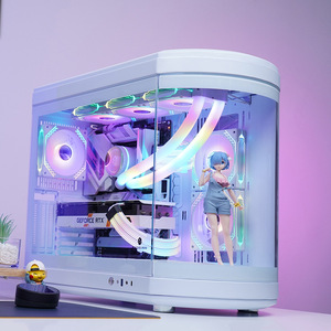 Các 2025 mới nhất máy tính để bàn chơi game máy tính với phong cách cong trường hợp, DIY I9 I7 i5 và RTX 4060 4070 4080 - Product Image 5