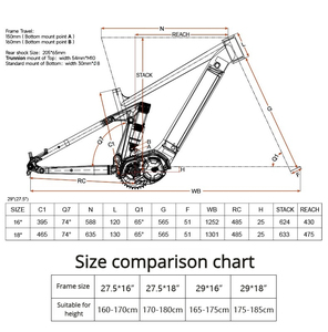 Aluminum Mid <b>Drive</b> Mountain Bike 12-Speed Four-Piston Hydraulic <b>Disc</b> Brakes Waterproof Soft Tail Suspension Wheeltop EDS - Product Image 4