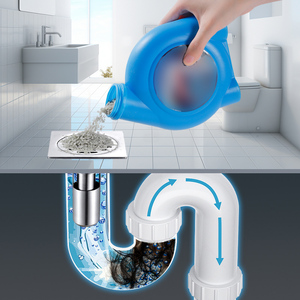 Sblocco del tubo in polvere per uso domestico per WC da cucina apriscatole per dragaggio pulizia lavello idraulico e pulitore di scarico - Product Image 4