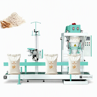 Machine d'emballage de poudre à vis spirale de haute précision en SUS304/316 de qualité alimentaire pour le remplissage de 5 à 50 kg de farine, de blé, de manioc et de poudre de calcium