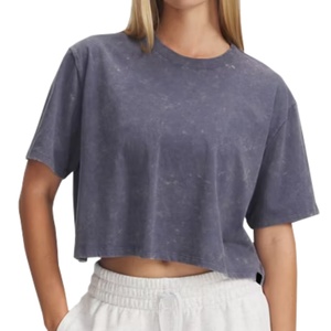 T-shirt court d'été pour femme de haute qualité personnalisé, taille Pule, graphique 3D, streetwear, haut court pour femme - Product Image 5