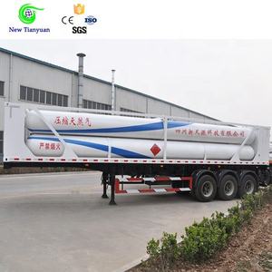 Прочный стальной мобильный контейнер CNG с 8 гигантскими трубками, оборудование для хранения химикатов с сердечником высокого давления - Product Image 2