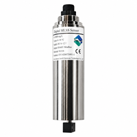 Capteur de solides en suspension pour mélange de liquides en ligne, capteur autonettoyant MLSS, capteur de mesure pour l'industrie des eaux usées
