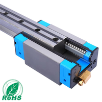 Glissières linéaires de haute précision de marque HIWIN, blocs de glissement compatibles avec les moteurs, en aluminium et acier inoxydable, pour systèmes automatiques