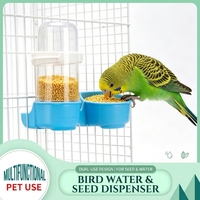 CT W131 Abreuvoir automatique pour oiseaux, grande capacité, en plastique, résistant aux chutes, accessoires pour cage à oiseaux, toutes saisons