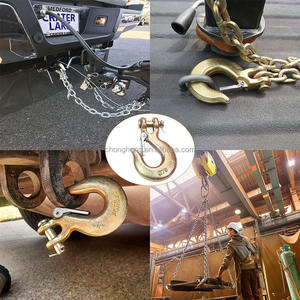 <span class=keywords><strong>Gancho</strong></span> de Seguridad de Acero Forjado de Alta Resistencia con Pestillo de 5/16 Pulgadas G70, <span class=keywords><strong>Gancho</strong></span> de <span class=keywords><strong>Remolque</strong></span> para Camión y <span class=keywords><strong>Remolque</strong></span> - Product Image 5