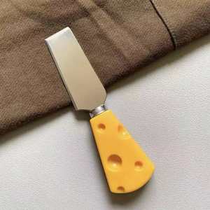 Ensemble de 6 couteaux et fourchettes à manche décoré en acier inoxydable, ustensiles de cuisine polyvalents pour couper le fromage, les gâteaux et le pain - Product Image 3