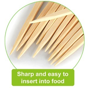 Stuzzicadenti per Cocktail in Bambù - Utensili da <span class=keywords><strong>Bar</strong></span> Ecologici e Usa e Getta con Logo Personalizzato, Consegna Rapida per Cocktail, Frutta, Antipasti e <span class=keywords><strong>Bar</strong></span> - Product Image 6