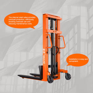 1000kg 2200lbs 1m 1.2m 1.6m 2.5m 3m क्षमता हाइड्रोलिक हाथ लिफ्ट के साथ मैनुअल स्टेकर तय कांटे sdj1000 - Product Image 5