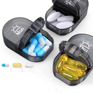 Bolsa de Almacenamiento de Pastillas Personalizada, Mini, Ecológica, de Plástico PP, con 14 Compartimentos, Gran Capacidad, Cierre de Cremallera, Portátil - Product Image 5