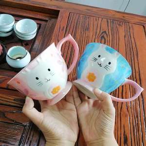 Taza de Cerámica con Diseño de Animal, Creativa, Pintada a Mano, 3D, con Asa, para Café, Té, Leche, <span class=keywords><strong>Desayuno</strong></span>, Regalos Originales - Product Image 2