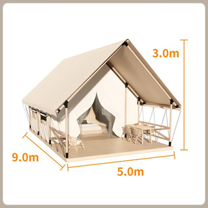 <span class=keywords><strong>Hotel</strong></span> de lujo al aire libre Living Resort Custom Homes Wood Canvas Lodge Glamping Hut con baño <span class=keywords><strong>Safari</strong></span> Lodge Carpas - Product Image 6
