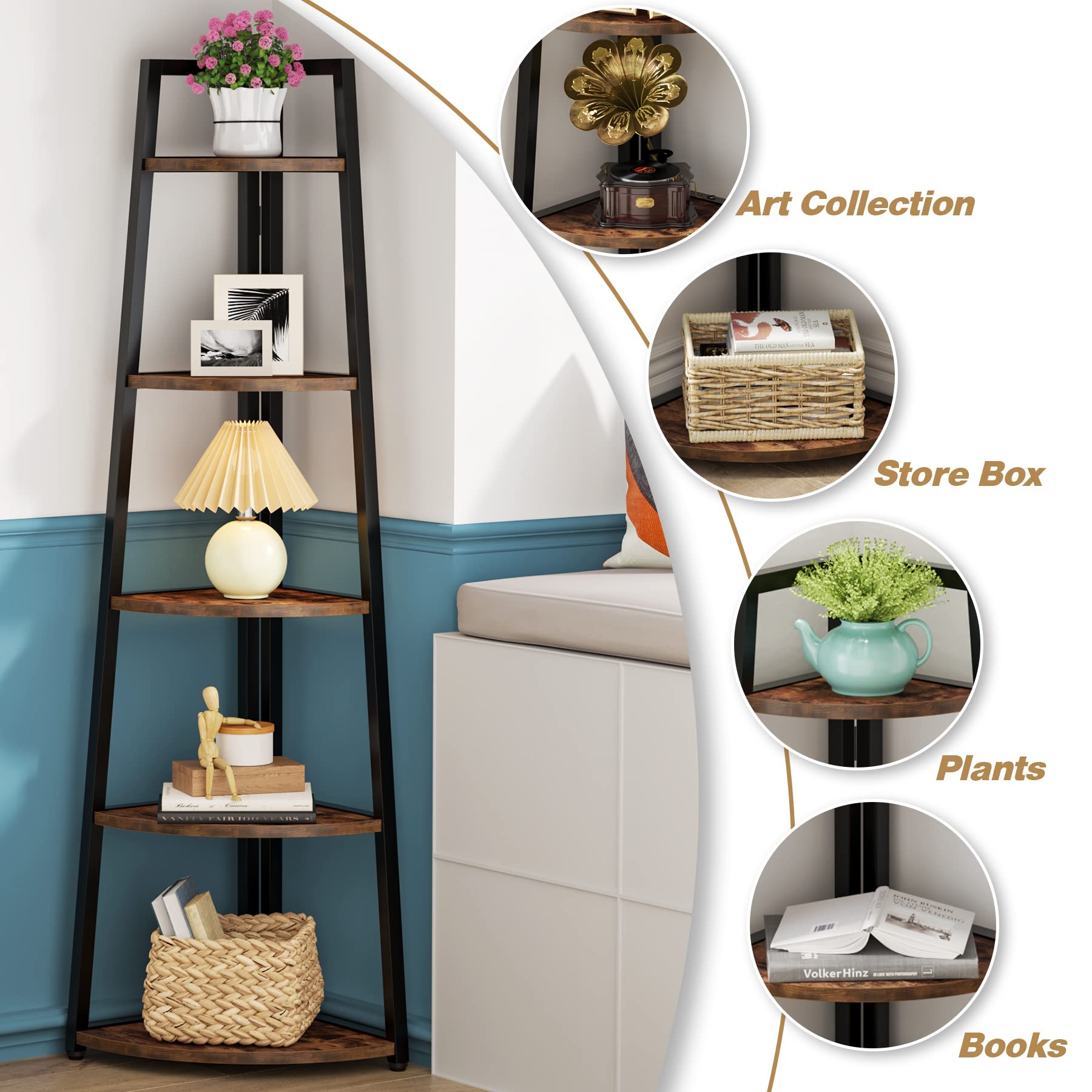 corner shelf 7 tier